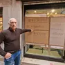 La più recente spaccata in centro storico a Venezia. Negozio Santi