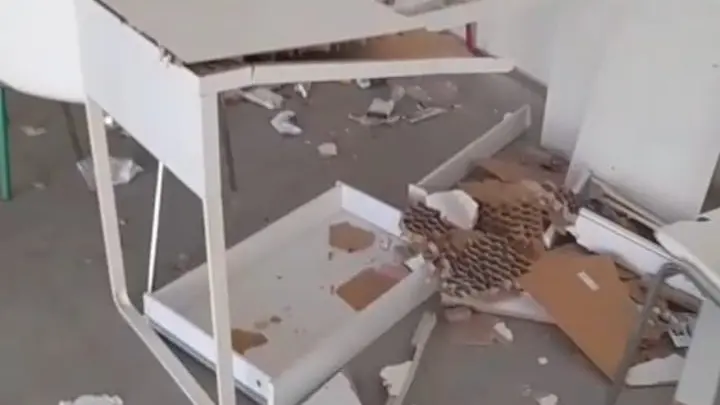 I danni fatti dai vandali