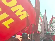 Una manifestazione della Fiom a Venezia