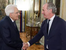 L'incontro tra Zaia e Mattarella