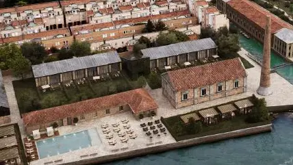 Il rendering dell’ex area Scalera-Trevisan alla Giudecca, da anni abbandonata al degrado