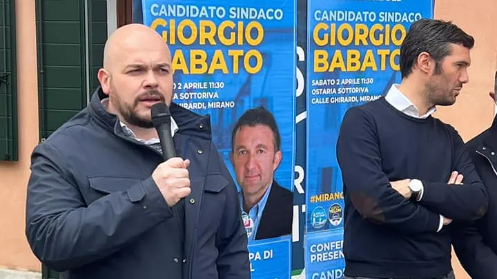 Matteo Baldan, ex rugbista, ora consigliere comunale a Mirano