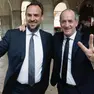 Mario Conte, sindaco di Treviso, con Luca Zaia