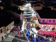 L’allestimento di Caorle per le festività natalizie