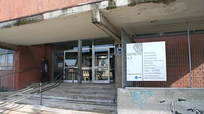 Il distretto sanitario in via Cappuccina a Mestre