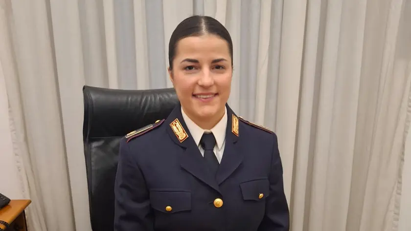 Valentina Toti, 24 anni, in forze al commissariato di Porta Pia a Roma