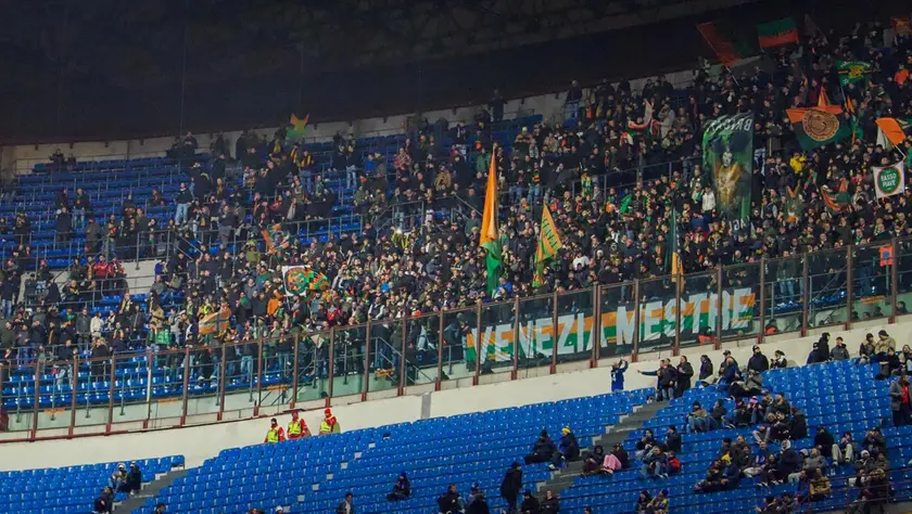 I tifosi del Venezia a San Siro