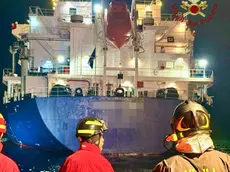 Le operazione di soccorso al largo di Malamocco