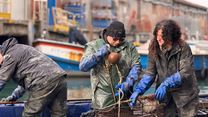 La raccolta dei rifiuti durante l'immersione di domenica 7 dicembre 2025