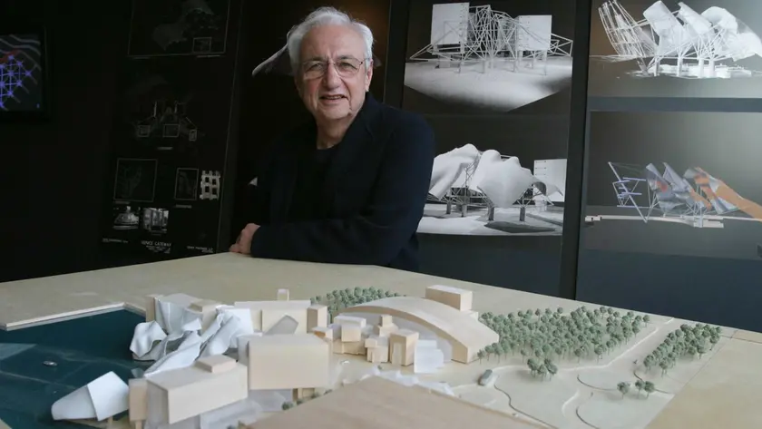 Frank Gehry con i progetti di Venice Gateway