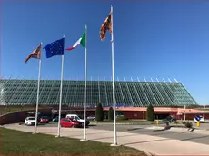 L'esterno dell’ospedale Dell’Angelo a Mestre