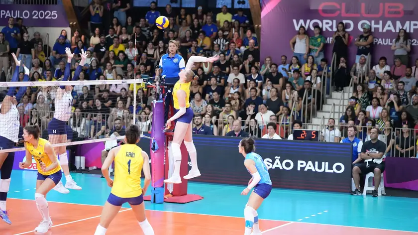 La Prosecco Doc Imoco Conegliano vince contro Orlando 3-0 al Mondiale per Club di San Paolo