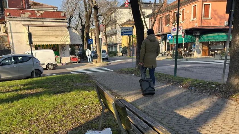 La zona dell'aggressione - Foto di Lorenzo Porcile