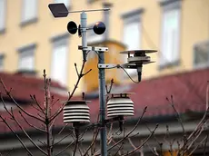 Una centralina per il rilevamento dell'inquinamento in città