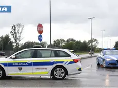 La polizia italiana e slovena