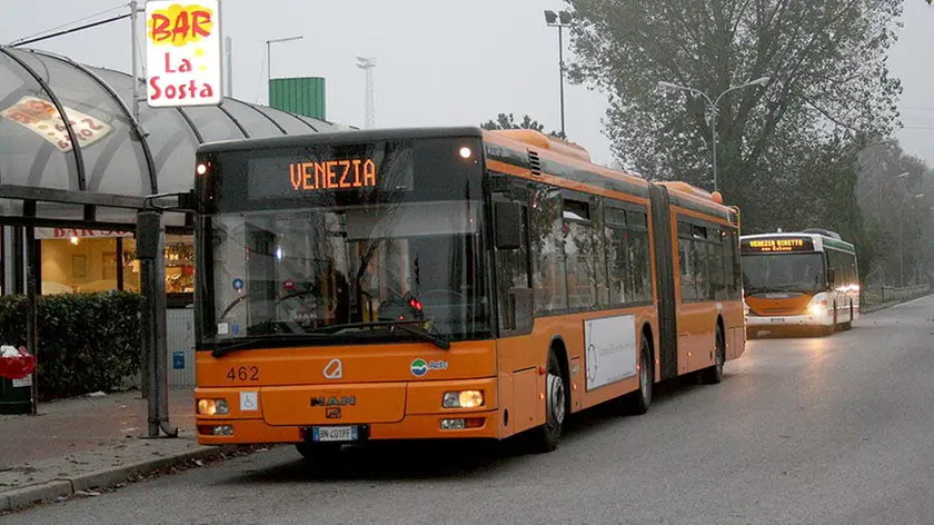 Un autobus dell'Actv