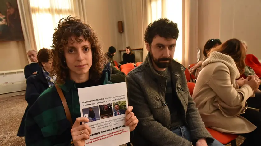 Matteo Vendramin con la sorella Elena