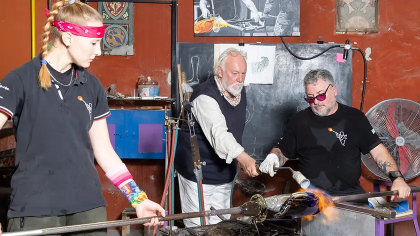 Da sinistra Agnese Tegon, Lele Vianello e Giancarlo Signoretto