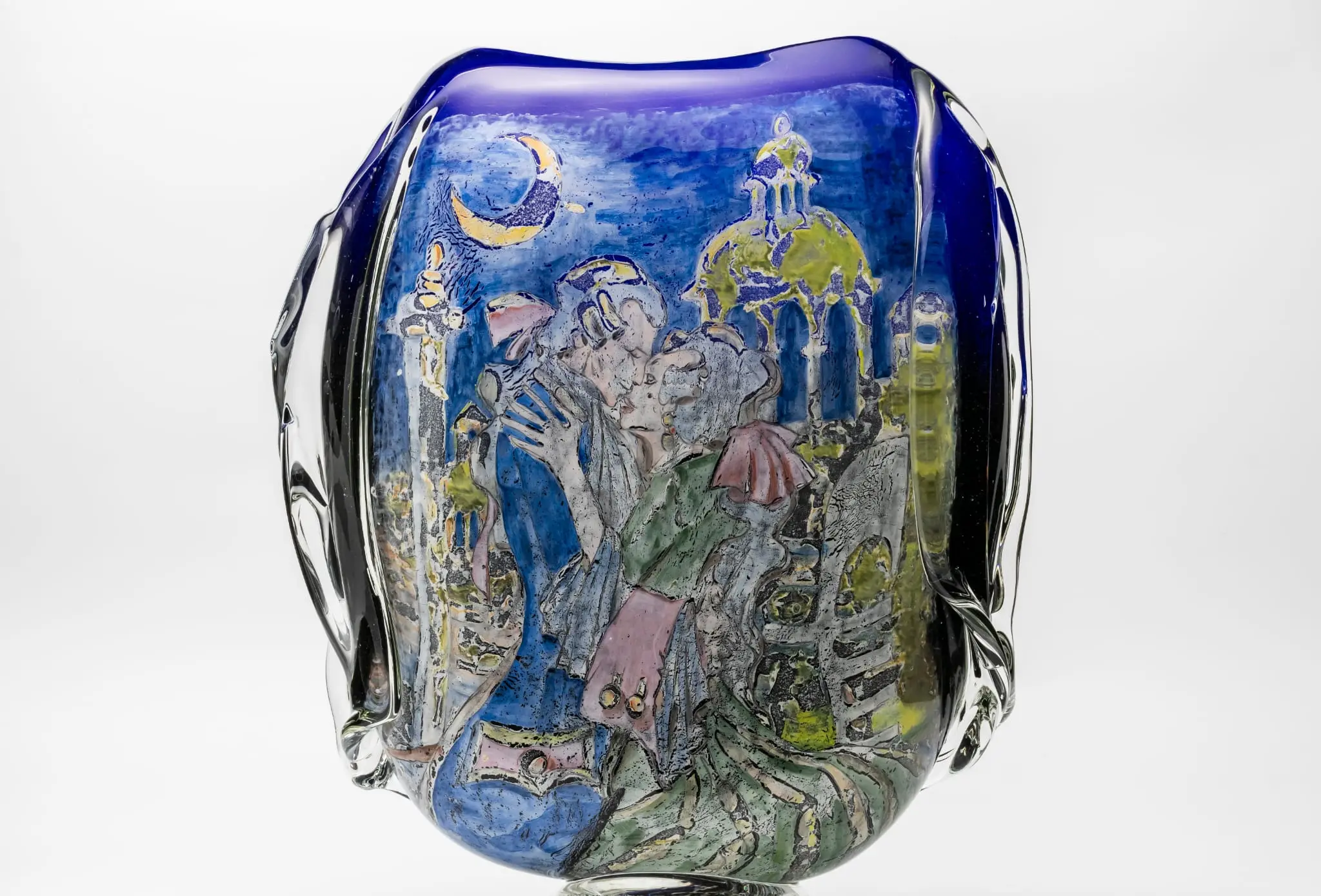 Il vaso realizzato per “Casanova - Riflessi in vetro”