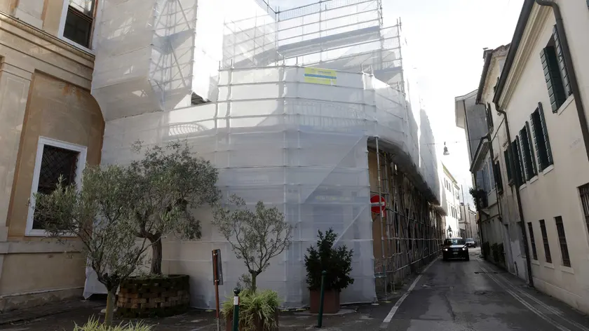 Il cantiere dell’Israa a Borgo Mazzini a Treviso