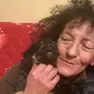 Franca Bianco con l'adorato cagnolino