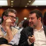 Giancarlo Giorgetti e Matteo Salvini