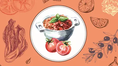 Un dettaglio della copertina de "Il grande libro dei sughi e dei ragù"