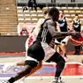 Un’azione di Constantn Maralossou, giocatore della Neonis basket Pn