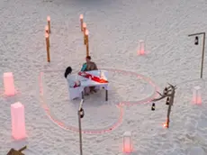 Una foto del post con cui la campionessa ha annunciato la notizia