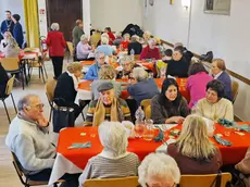 Le tavolate piene a Cannaregio (Foto Interpress)