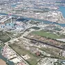 Una veduta dall’alto di Porto Marghera