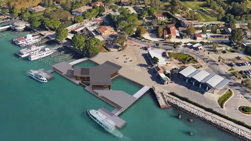 Così sarà il nuovo terminal previsto a Punta Sabbioni, destinato a rappresentare la Porta Nord della città