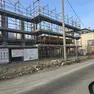Un cantiere in via Fiume a San Donà