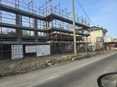 Un cantiere in via Fiume a San Donà