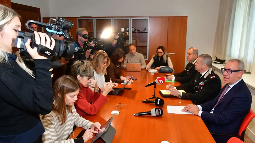 Il procuratore Ancilotto, il generale Aquilio e il comandante Battaglia