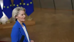La presidente della Commissione europea Ursula Von Der Leyen