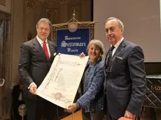 Un'immagine della premiazione