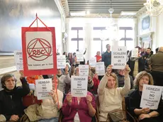 La protesta in Congilio Comunale a Venezia