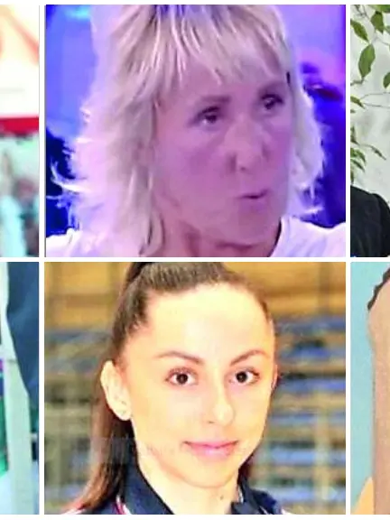 Alcuni tedofori della tappa veneziana: dall'alto in senso orario Cristina Capotondi, Gloria Rogliani, Ileana Salvador, Andrea Corazza, Daniela Mogurean e Luisella Schiavon