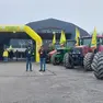 Agricoltori con i trattori al Geox di Padova per la mobilitazione lanciata da Coldiretti