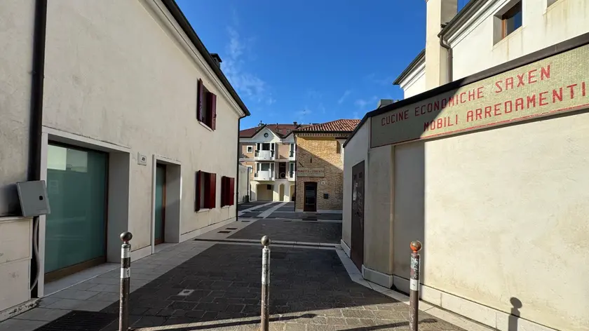 Il passaggio pedonale di Mestre dove verrà posta la cancellata