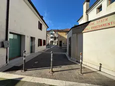 Il passaggio pedonale di Mestre dove verrà posta la cancellata