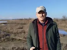 L'ex sindaco Pasqualino Codognotto nell'area interessata dal progetto