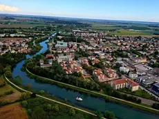 Il fiume Sile visto dall'alto