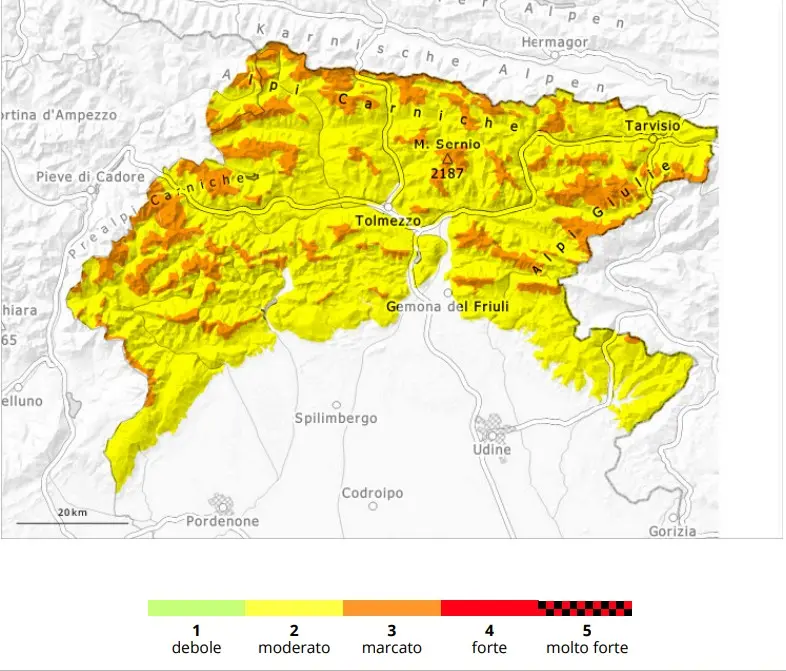 Il bollettino delle valanghe