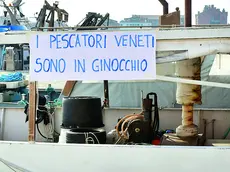 Una protesta dei pescatori di alcuni anni fa