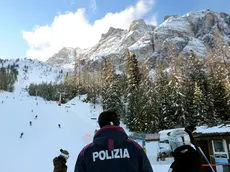 Personale della polizia sulle piste