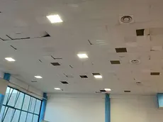 Il controsoffitto sta cedendo
