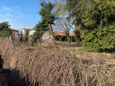L'area dove dovrebbe sorgere il centro di culto
