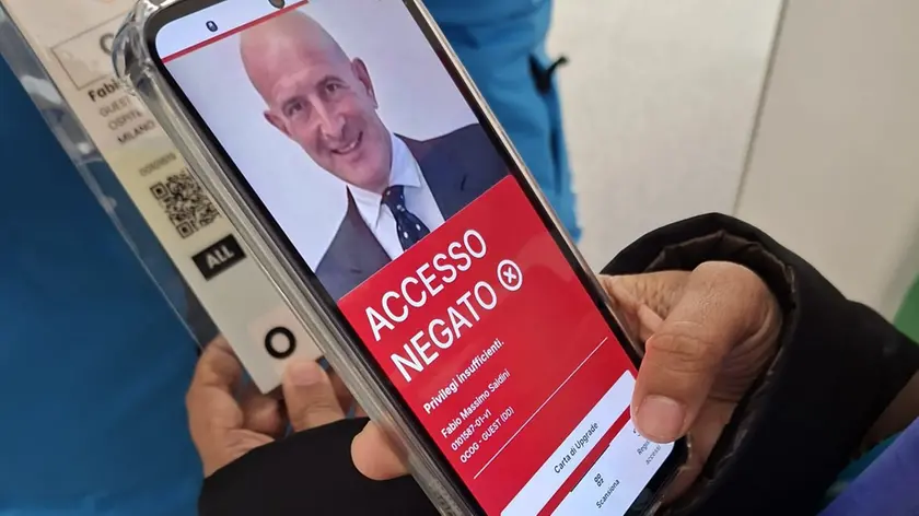 L'accesso negato al commissario Saldini
